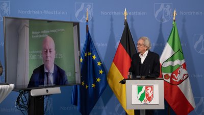 Ein Jahr Partner in der Pandemie: Presse-Briefing zur „Cross-Border Taskforce Corona“ von Nordrhein-Westfalen, Belgien und den Niederlanden