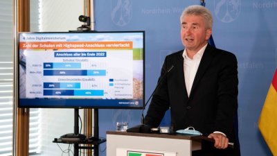 Vier Jahre Digitalministerium: Presse-Briefing mit Minister Pinkwart zur Umsetzung der Digitalisierung in Nordrhein-Westfalen