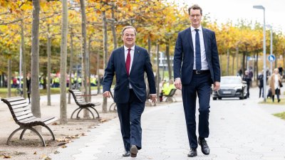 Ministerpräsident Hendrik Wüst übernimmt die Amtsgeschäfte in der Staatskanzlei