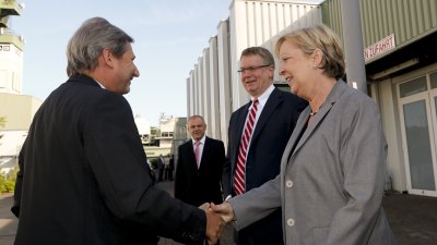 Unter Tage – Grubenfahrt mit EU-Kommissar Dr. Johannes Hahn, 18.07.2013