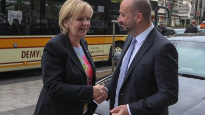 Ministerpräsidentin Hannelore Kraft besucht Luxemburg, 23.04.2013