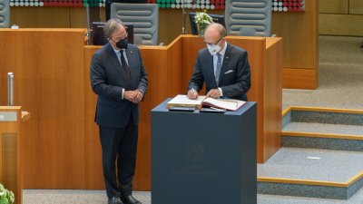 Gedenkstunde des Landes Nordrhein-Westfalen für die Opfer der Corona-Pandemie im Zeichen der Hoffnung und des Dankes