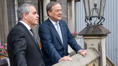 Ministerpräsident Laschet empfängt Präsidenten der französischen Region Hauts-de-France Xavier Bertrand