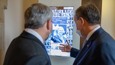 Ministerpräsident Laschet empfängt Präsidenten der französischen Region Hauts-de-France Xavier Bertrand