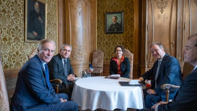 Ministerpräsident Laschet empfängt Präsidenten der französischen Region Hauts-de-France Xavier Bertrand