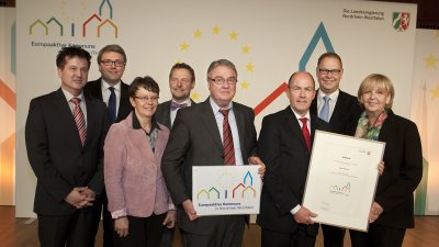 Europaaktive Kommunen aus NRW ausgezeichnet, 12.04.2013