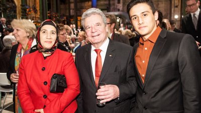 Gauck bei Bürgerempfang in Duisburg