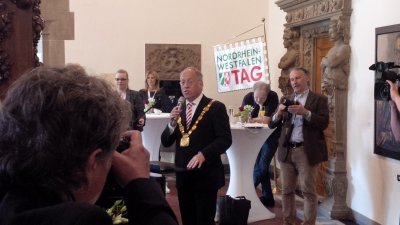 NRW-Tag 2014 in Bielefeld: Begrüßung im Rathaus