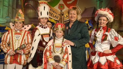 Ministerin Löhrmann empfängt die Kinderprinzenpaare und Kinderdreigestirne aus Nordrhein-Westfalen, 14.01.2013