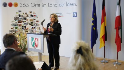 Ministerin Schulze empfängt Preisträger im Wettbewerb „365 Orte im Land der Ideen“ 2012 aus Nordrhein-Westfalen, 10.01.2013