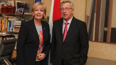 Ministerpräsidentin Hannelore Kraft besucht Luxemburg, 23.04.2013