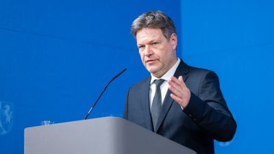 Gemeinsame Pressekonferenz von Ministerpräsident Hendrik Wüst und Bundesminister für Wirtschaft und Klimaschutz, Dr. Robert Habeck