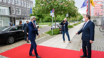 Ministerpräsident Armin Laschet empfängt US-Klimasondergesandten John Kerry