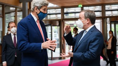 Ministerpräsident Armin Laschet empfängt US-Klimasondergesandten John Kerry