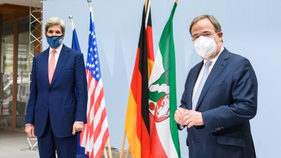 Ministerpräsident Armin Laschet empfängt US-Klimasondergesandten John Kerry