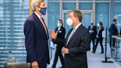 Ministerpräsident Armin Laschet empfängt US-Klimasondergesandten John Kerry