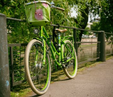 Fahrrad grün