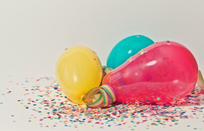 PHB Karneval Luftballons Konfetti